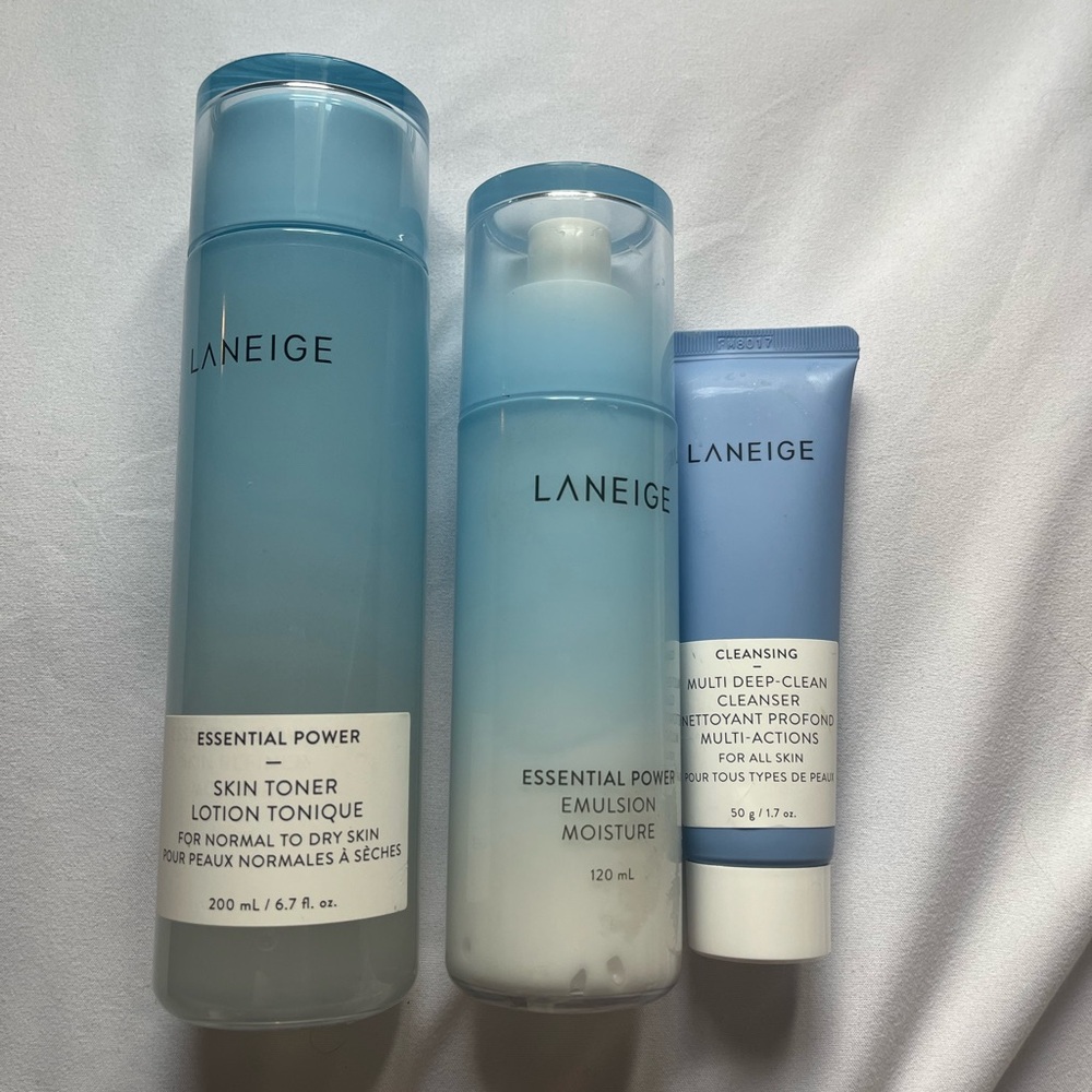 Full face, Laneige skin care set